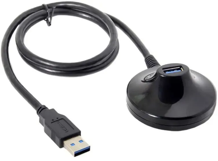Alfais 5255 Usb 3.0 Standlı Dişi Erkek Uzatma Kablosu 1 Metre