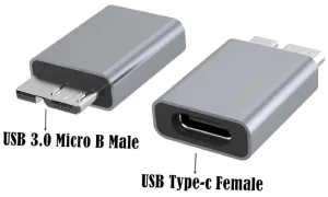 Alfais 4570 Usb Type C To Micro B Usb Çevirici Dönüştürücü Adaptör