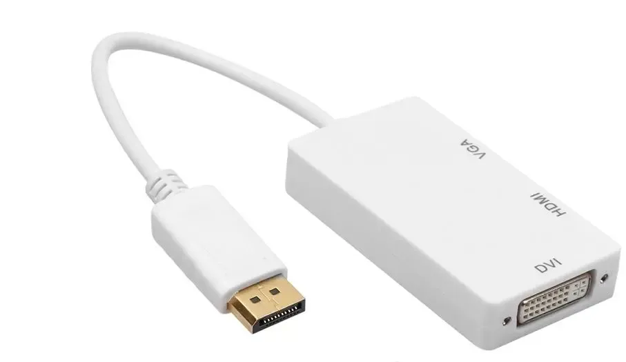 Alfais 5056 Displayport To Hdmi Vga Dvi Çevirici Dönüştürücü Adaptor