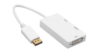 Alfais 5056 Displayport To Hdmi Vga Dvi Çevirici Dönüştürücü Adaptor