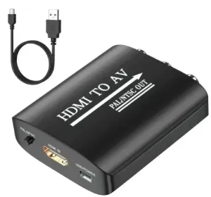 Alfais 4334 Hdmi To Av Rca Tos Çevirici Dönüştürücü Adaptör