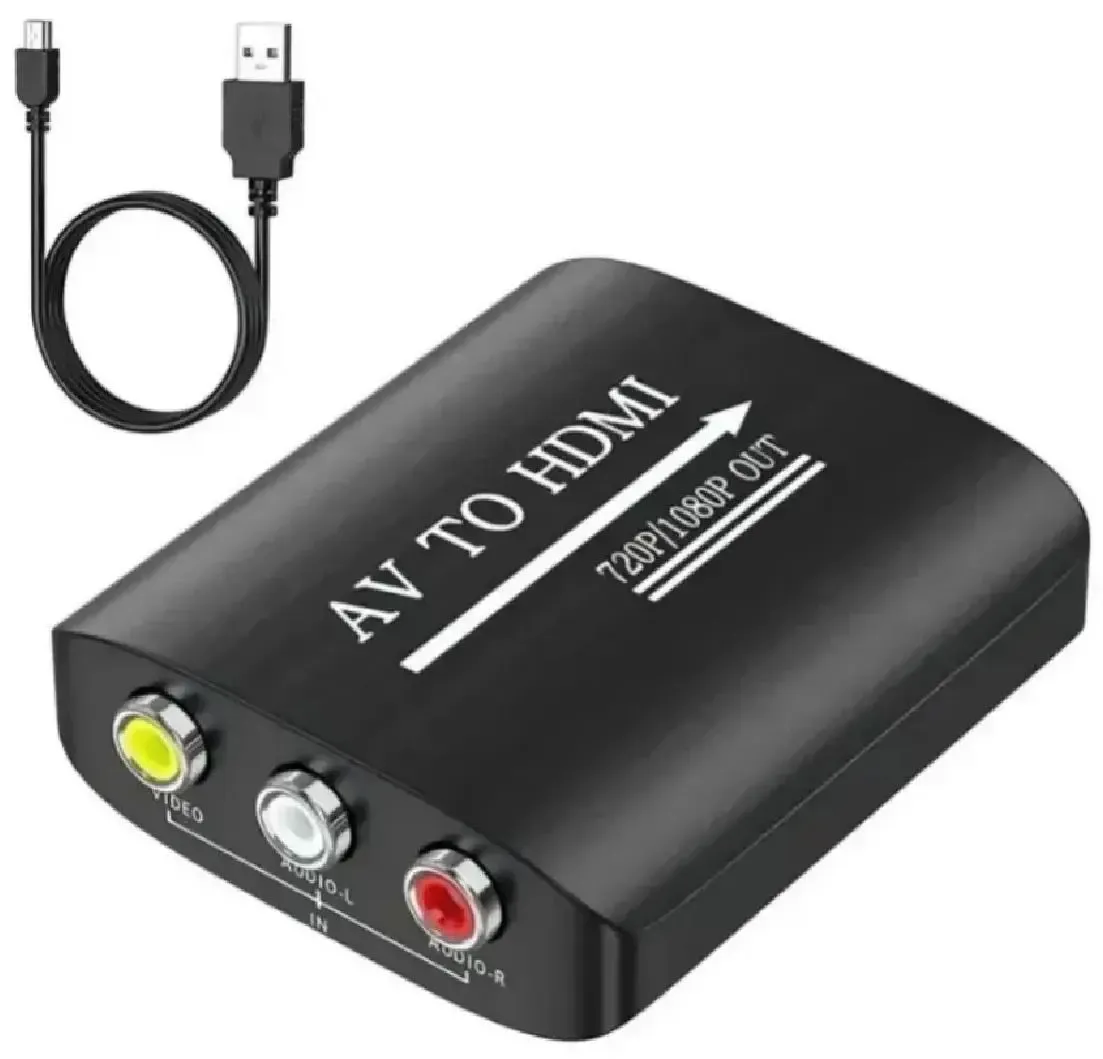 Alfais 4379 Rca Av To Hdmi Çevirici 3RcA Dönüştürücü Adaptör 1080p