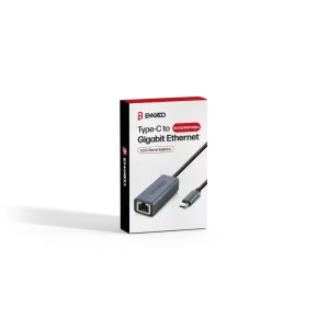 ENKADO EKD-TP45, GigaBit, Type-C to RJ45, Metal, Ethernet Kartı