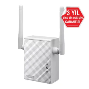 ASUS RP-N12 N300 2.4GHZ Mesafe Genişletici EV Ofis Tipi 2x 2dbi sabit anten