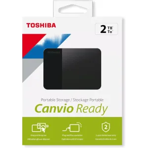 TOSHIBA 2TB 2.5" Canvio Ready HDTP320EK3AA USB 3.2 Harici Disk