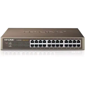 TP-LINK TL-SG1024D 24 PORT 10/100/1000 YONETILEMEZ RACK MOUNT SWITCH