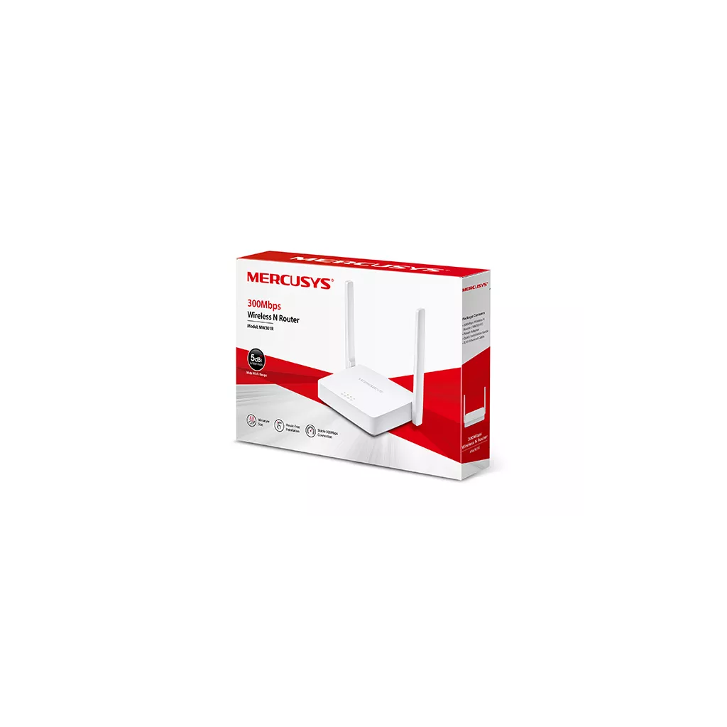 MERCUSYS MW301R 300mbps N300 2.4ghz EV Ofis Tipi Router
