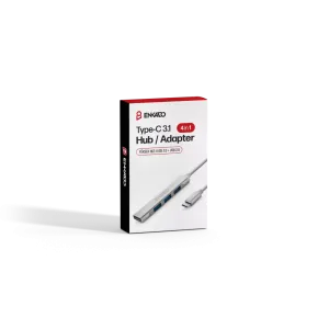 ENKADO EKD-TP50, Type-C to 3xUSB 2.0, 1xUSB 3.0, Metal, USB HUB