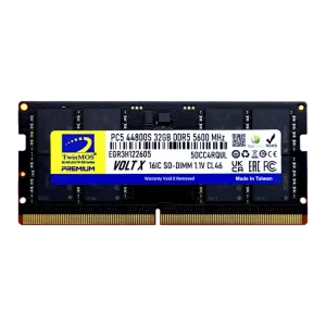 TWINMOS 32GB DDR5 5600MHZ CL46 NOTEBOOK RAM VOLT X TMD532GB5600S46