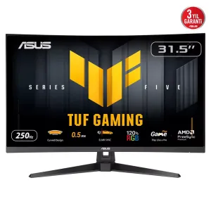ASUS TUF GAMING VG32VQM5B 31.5" 0.5MS 250Hz HDMI/DP SPEAKER CURVED GAMING MONITOR