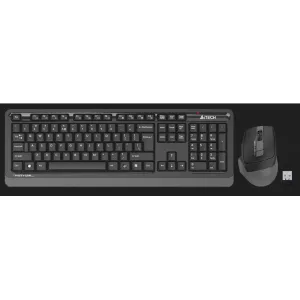 A4TECH FG1035 Kablosuz Q Trk Siyah/Gri Klavye - Mouse Set
