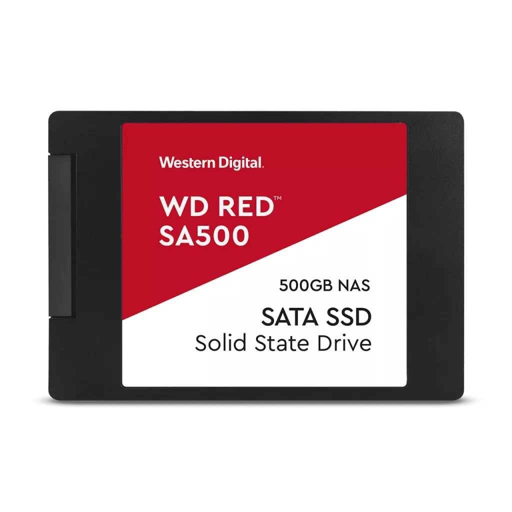 WD Red SA500, WDS500G1R0A, 500GB, 560/530, SERVER ve NAS için Enterprise, 2,5" SATA, SSD