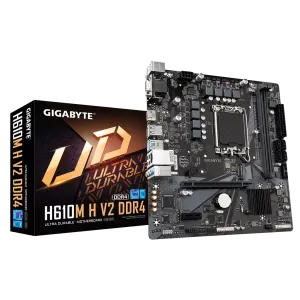 GIGABYTE H610M H V2 DDR4 M2 PCIe NVME HDMI PCIe 16X v4.0 1700p mATX