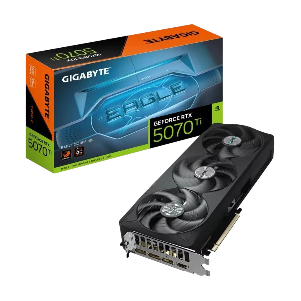 GIGABYTE RTX5070TI 16GB EAGLE GV-N507TEAGLE OC-16GD GDDR7 HDMI DP PCIe 5.0