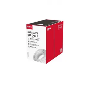 DAHUA 305metre CAT6 Utp 23AWG Beyaz Saf Bakır Kablo PFM920I-6UN-C
