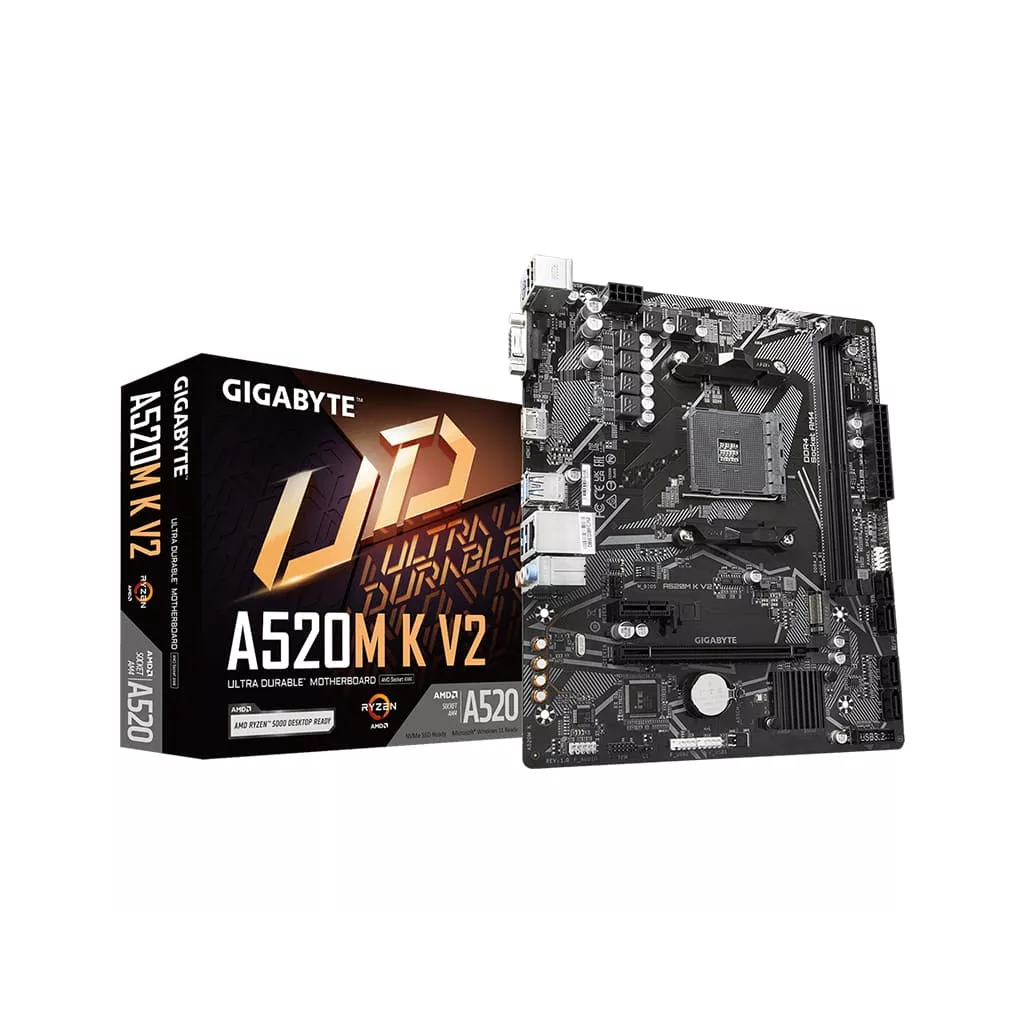 GIGABYTE A520M K v2 DDR4 HDMI PCIe 16X v3.0 AM4 mATX