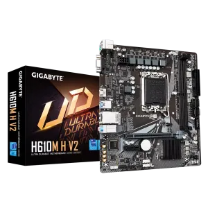GIGABYTE H610M H v2 DDR5 HDMI PCIE 4.0 1700p mATX