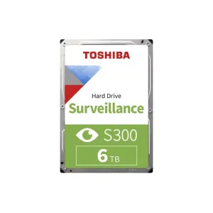 TOSHIBA 6TB 3.5" S300 HDWT860UZSVA 256MB SATA-3 Güvenlik Diski