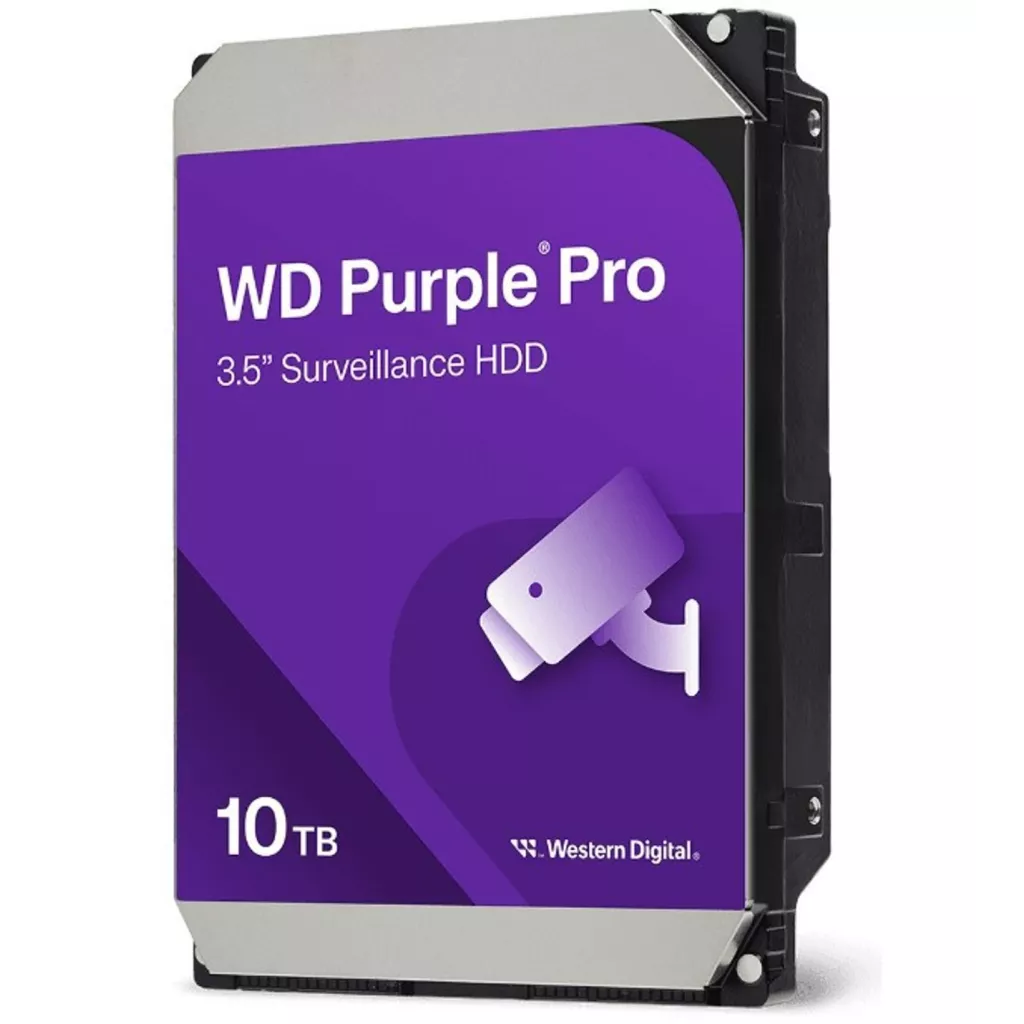 WD 3.5" 10TB PURPLE WD102PURX 7200RPM 256MB SATA-3 Güvenlik Diski