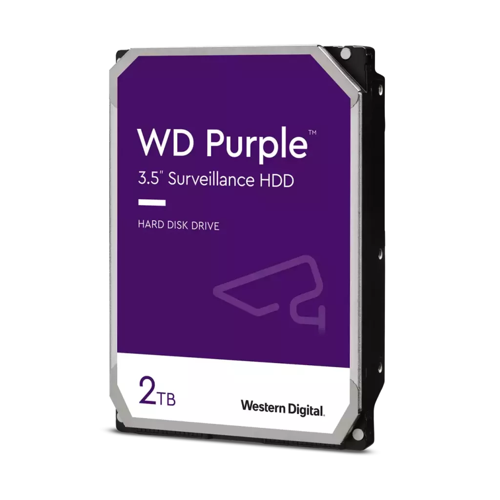 WD 3.5" 2TB PURPLE WD23PURZ 5400 RPM 64MB SATA-3 Güvenlik Diski  