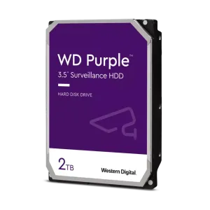 WD 3.5" 2TB PURPLE WD23PURZ 5400 RPM 64MB SATA-3 Güvenlik Diski  