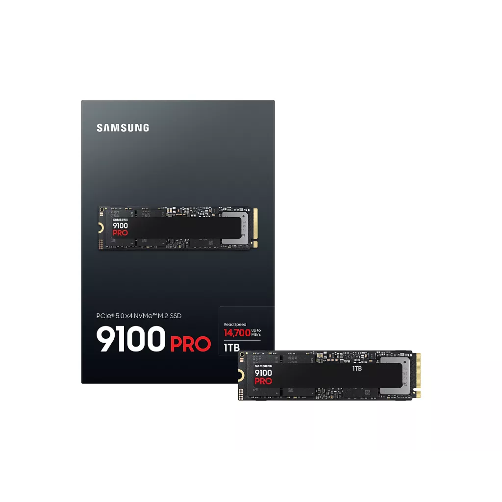 SAMSUNG 1TB 9100 PRO MZ-VAP1T0BW 14800- 13400MB/s M2 NVME GEN5 Disk Kutusuz