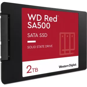WD Red SA500, WDS200T2R0A, 2TB, 560/530, SERVER ve NAS için Enterprise, 2,5" SATA, SSD