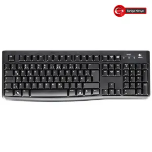 LOGITECH K120 Kablolu USB Q Trk Siyah Klavye (920-002505)