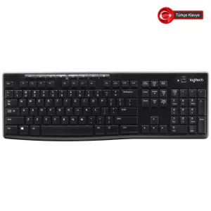 LOGITECH K270 Kablosuz Q Trk Siyah Klavye (920-003761)