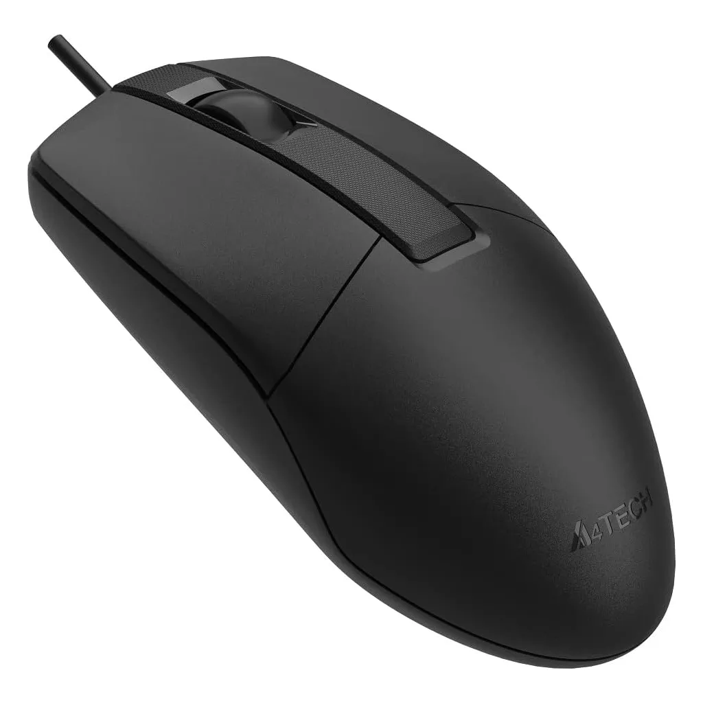 A4TECH OP-330S Kablolu USB 1200dpi Sessiz Siyah Mouse