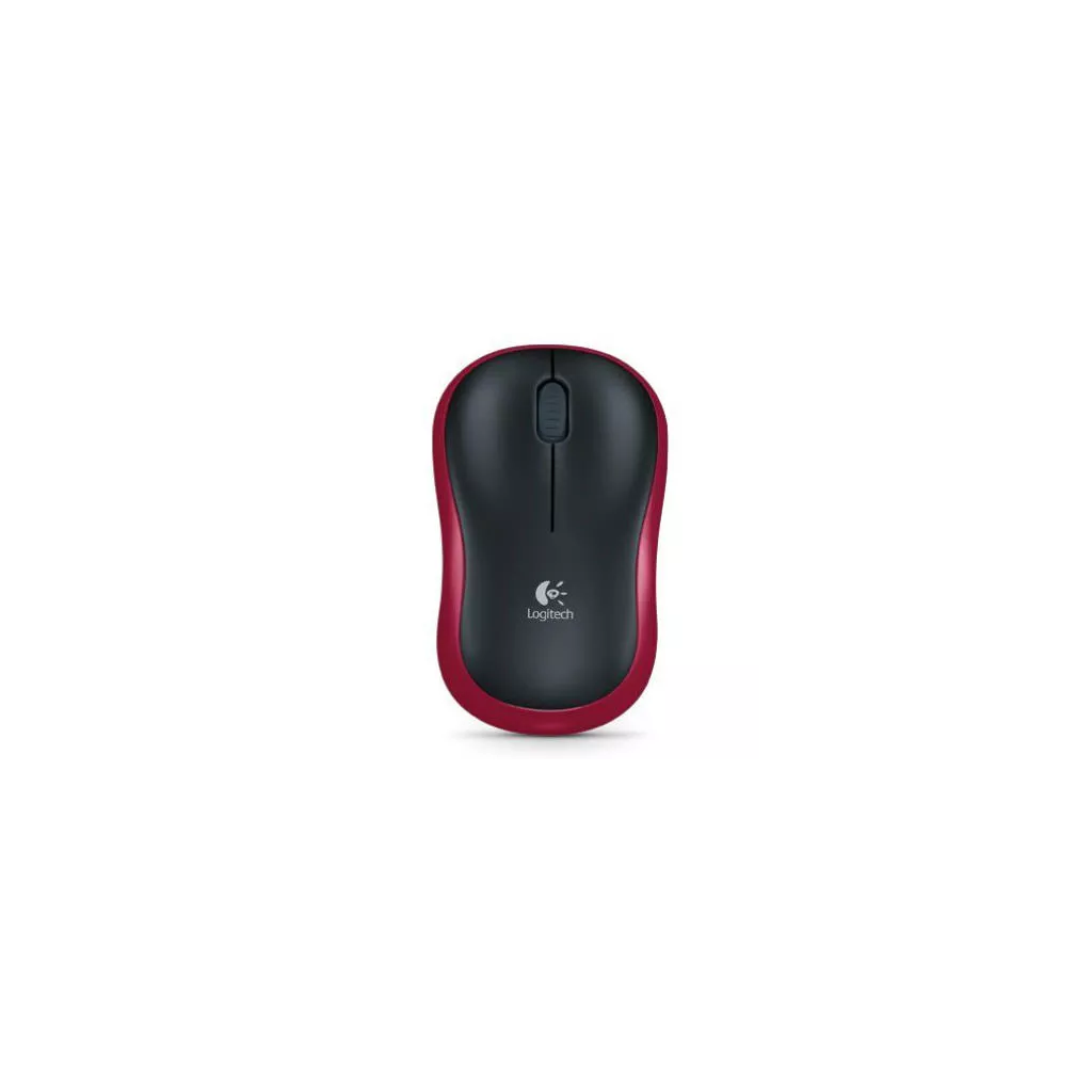 LOGITECH M185 Kablosuz Siyah/Kırmızı Mouse (910-002237)