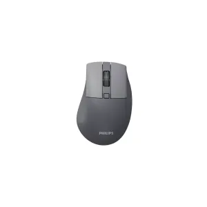 PHILIPS SPK7528G, SESSİZ, Gri, USB Nano  2,4Gh ve Bluetooth Kablosuz, 1600dpi, Optic, 3 Tuşlu, Ergonamik, Sessiz Click, Mouse