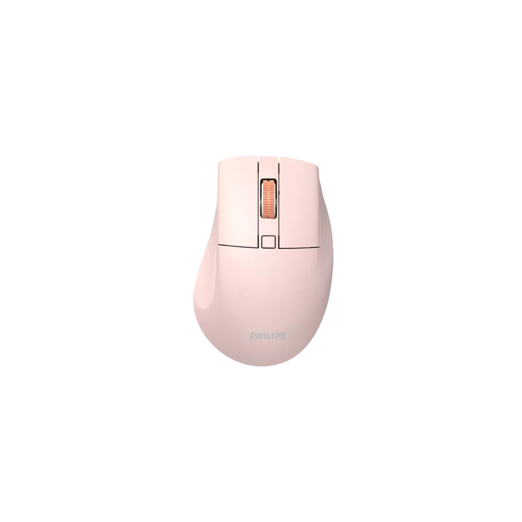 PHILIPS SPK7528P, SESSİZ, Pembe, USB Nano  2,4Gh ve Bluetooth Kablosuz, 1600dpi, Optic, 3 Tuşlu, Ergonamik, Sessiz Click, Mouse