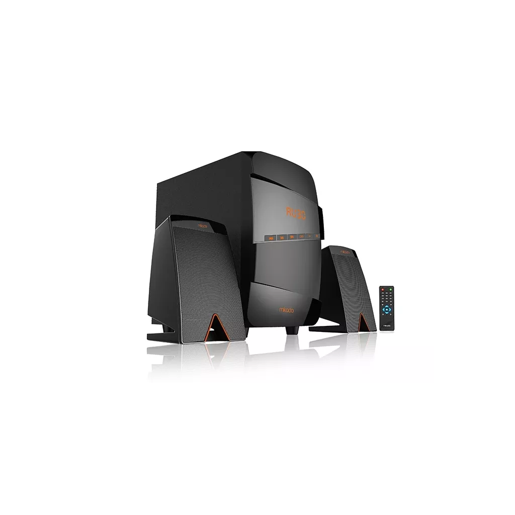 MIKADO MD-671BT, 40W, 2+1, Masaüstü, FM/BT/SD/USB, Siyah Kasa, Speaker