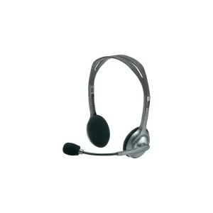 LOGITECH H110, 981-000271, 3,5mm Jac, Çağrı Merkezi, Ofis, Toplantı, Konuşmacı Tipi, Microfonlu Kulaklık