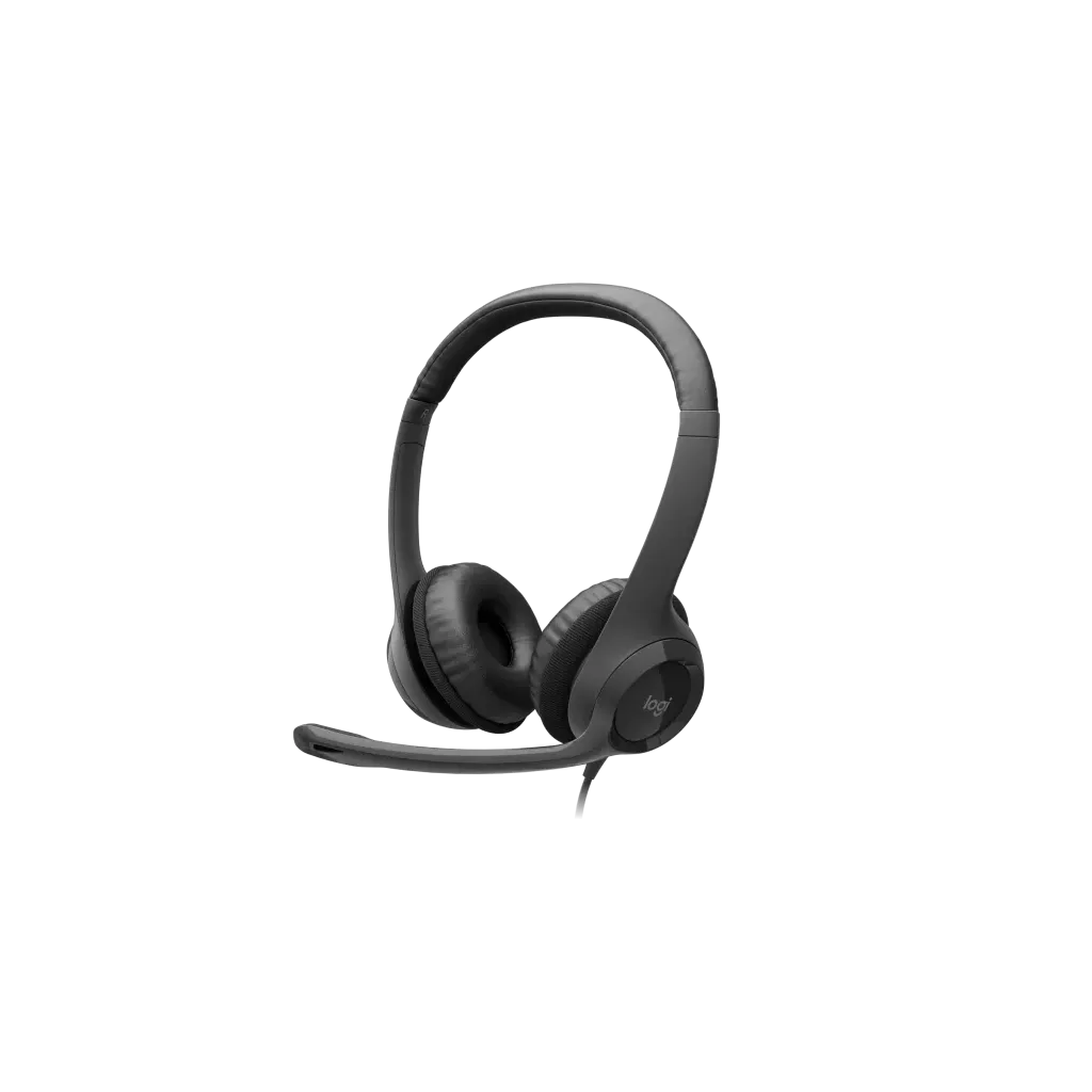 LOGITECH H390 USB Mikrofonlu Kulaklık Siyah Headset 981-000406