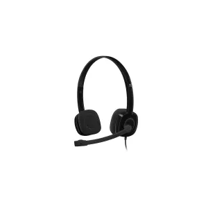 LOGITECH H151, 981-000589, 3,5mm Jac, Çağrı Merkezi, Ofis, Toplantı, Konuşmacı Tipi, Microfonlu Kulaklık