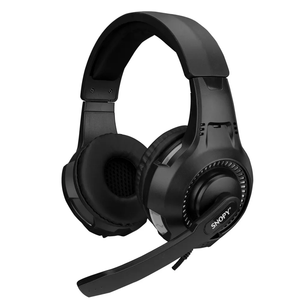 SNOPY SN-8800, GAMETIME, Kablolu, 3.5mm Jac, Bilgisayar, PS4, XBOX Gaming, Mikrofonlu, Kulaklık (Siyah)