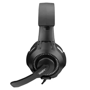 SNOPY SN-8800, GAMETIME, Kablolu, 3.5mm Jac, Bilgisayar, PS4, XBOX Gaming, Mikrofonlu, Kulaklık (Siyah)