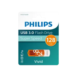 PHILIPS FM12FD00B, 128GB, USB 3.0, Vivid, Turuncu, Flash Disk