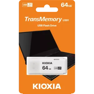 KIOXIA 64GB USB 3.2 Usb Bellek U301 LU301W064GG4 Beyaz