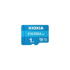 KIOXIA 1TB ExceriaG2, LMEX2L001TG2 U1 V30 4K,  CL10, 100Mb/s, MicroSD Kart Bellek (SD Adaptörlü)