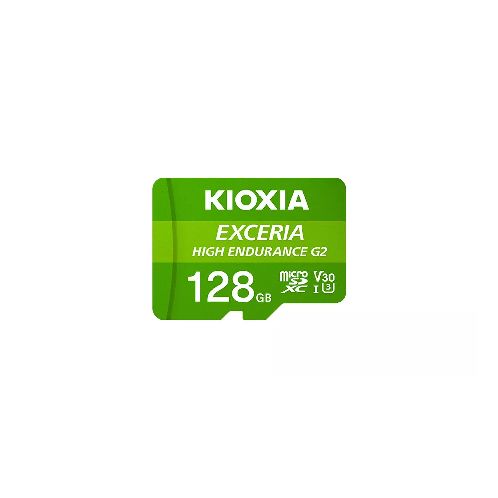KIOXIA 128GB ExceriaG2, LMHE2G128GG2, A1 V30 4K, CL10, 100Mb/s, MicroSD Kart Bellek (SD Adaptörlü)