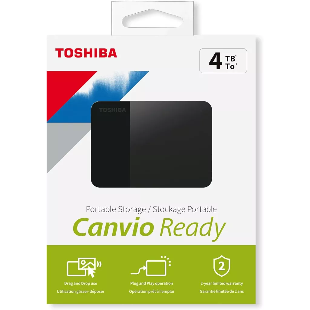 TOSHIBA 4TB CANVIO HDTP340EK3CA USB 3.2 Harici Disk