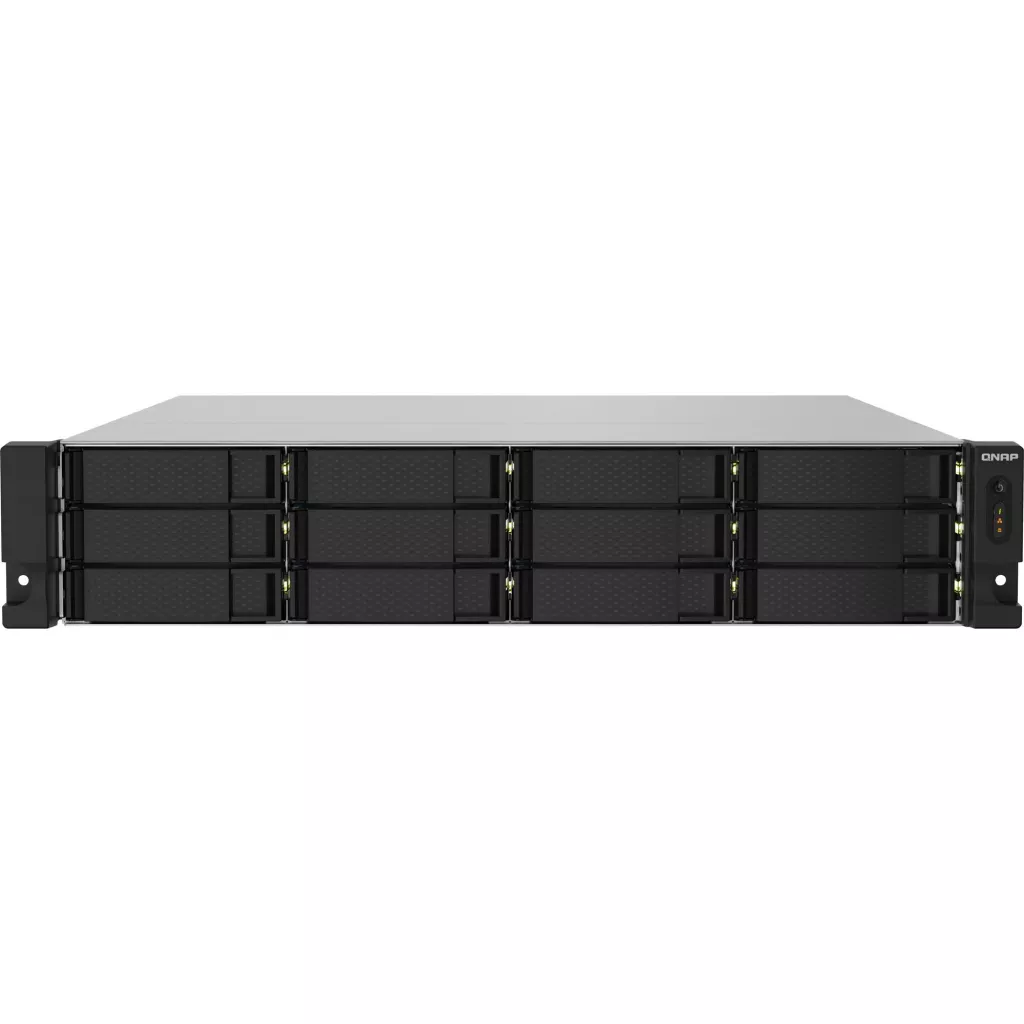 QNAP 12diskli Alpine AL324 QC-4GB RAM-2-10GbE SFP+ Rack Nas Server TS-1232PXU-RP