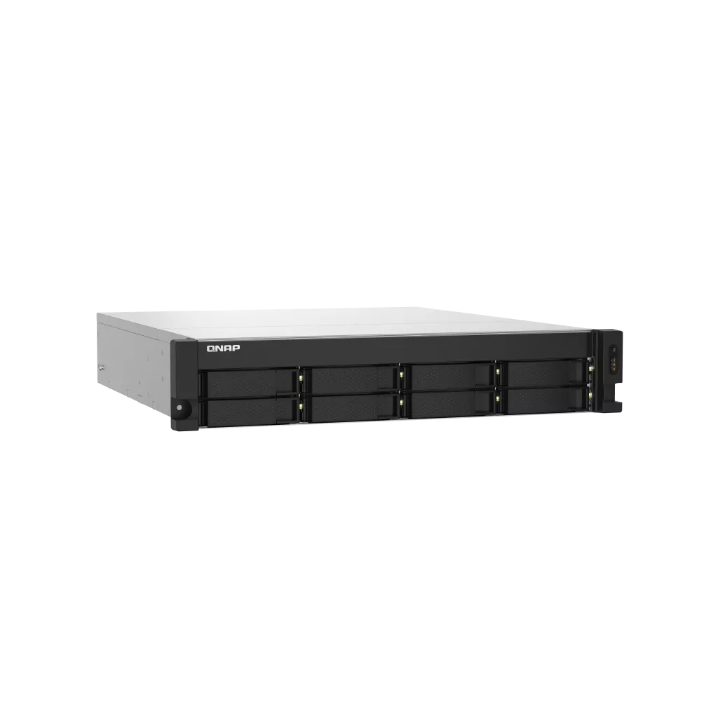 QNAP 8diskli Alpine AL324 QC-4GB RAM-10GbE Rack Nas Server TS-832PXU-RP