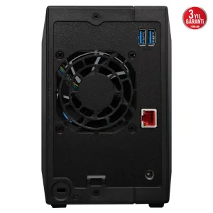 ASUSTOR 2diskli Realtek QC-2GB RAM-2.5GbE Nas Server AS3302T v2
