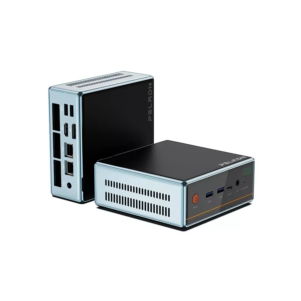 PELADN WO4 Serisi, AMD Ryzen 7 5700U, 16Gb Ram, 512Gb SSD, 1xHDMI, 1xDP,  4xUSB, 1xType-C, 2xLAN, Paylaşımlı Ekran Kartı, Wi-Fi6, Bluetooth 5.2, Windows 11 Pro, MFF MiniPC