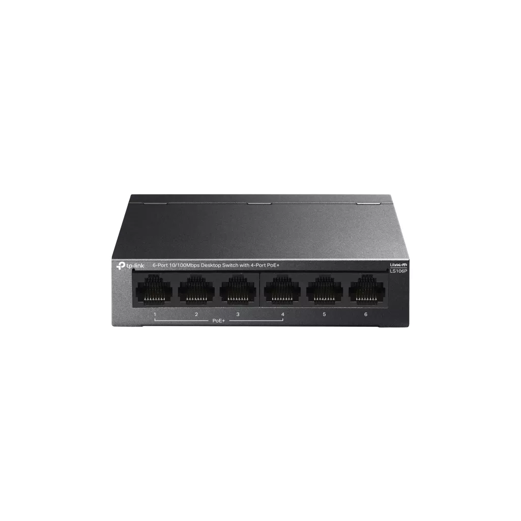OMADA 5port/4port PoE 67w 10/100 Yönetilemez Switch DS106P
