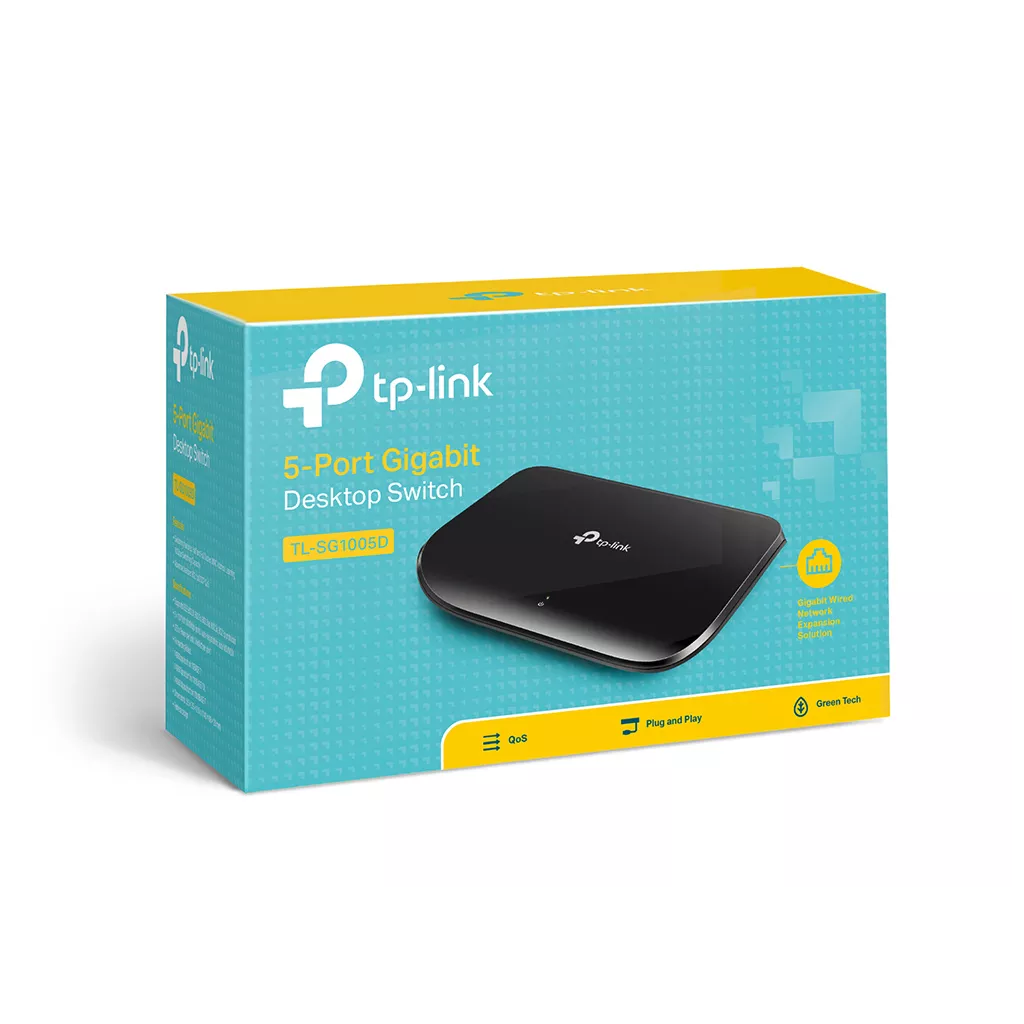 TP-LINK TL-SG1005D 5 PORT 10/100/1000 YONETILEMEZ DESKTOP SWITCH